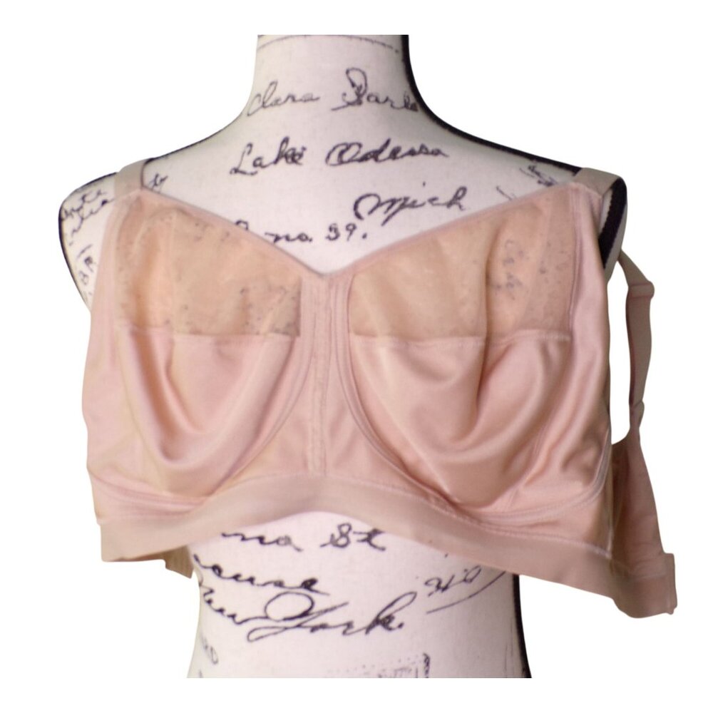 🆕CHANTELLE Norah Wireless Non-Padded Bra 38DDDD Nude Blush Beige #13F8 - Picture 10 of 10